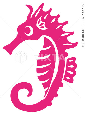 Year of the Dragon Seahorse Stamp 131486620