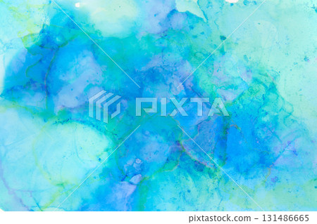 Beautiful background material: watercolor marble 131486665