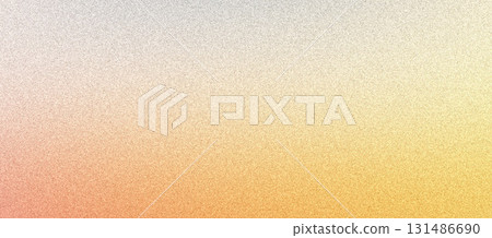 Noise texture background, grainy gradient orange beige yellow smooth abstract banner, poster header backdrop design 131486690