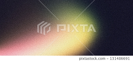 Grainy texture background, yellow green pink glowing abstract color gradient shape, dark noisy banner header poster flyer brochure cover design Grainy texture background, yellow green pink glowing abstract color gradient shape, dark noisy banner header poster flyer brochure cover design 131486691