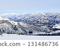 Hakuba Happo-one Ski Resort - View of the Togakushi mountain range from the summit 131486736
