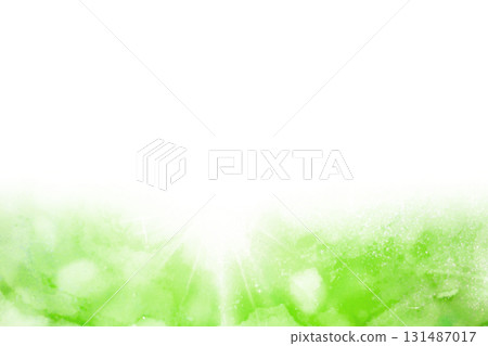 可愛的框架水彩蓬鬆水彩風格 131487017