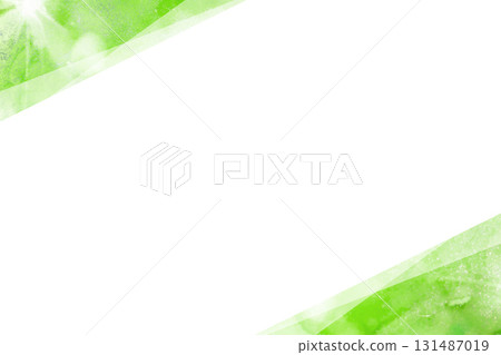 可愛的框架水彩蓬鬆水彩風格 131487019