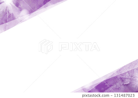 Cute frame watercolor fluffy watercolor style 131487023