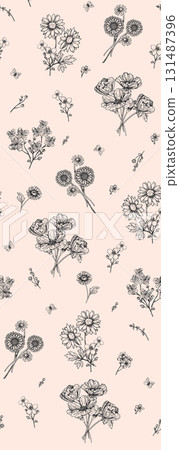 Assorted Hand painted Floral Animal And Scenic Patterned Decorative Paper Collection 131487396