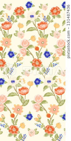 Assorted Hand painted Floral Animal And Nature Patterned Decorative Paper Collection 131487436