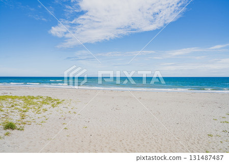Scenery of Togasa Beach in Fukuroi City (Shizuoka Prefecture) 131487487