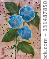 Watercolor painting of dayglo 131487850