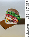 Delicious hamburger 131487857