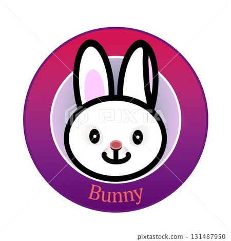 兔子會徽插圖 131487950