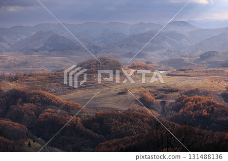 北海道歌誌內市神威山頂的景色 [十一月] 131488136