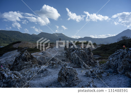 秋日傍晚的烏索里山湖、恐山 秋日傍晚的烏索里山湖、恐山 131488591