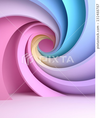 Dynamic swirling patterns in soft pastel colors create soothing visual experience. gentle curves and gradients evoke sense of calm and tranquility Dynamic swirling patterns in soft pastel colors create soothing visual experience. gentle curves and gradients evoke sense of calm and tranquility 131488787