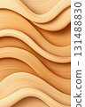 Undulating curved lines weave together in rhythmic waves, creating calming and soothing visual experience. warm tones evoke sense of tranquility and harmony 131488830
