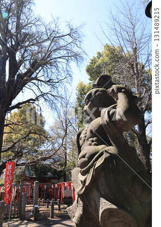 東京豐島區雜司谷鬼子母神寺的仁王雕像 131489215