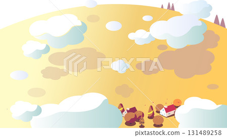 秋天的山風景 秋天的山風景 131489258