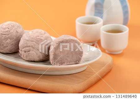 Mid-Autumn Festival Mooncake Taro Cake Mid-Autumn Festival Mooncake げっぺい 131489640