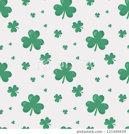 pattern with clover leaves pattern with clover leaves 131489839