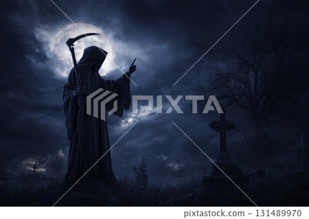 Halloween mystery concept, Generative AI 131489970