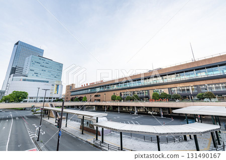 宮城縣仙台市、JR仙台站西口（步行甲板）及週邊城市景觀 131490167