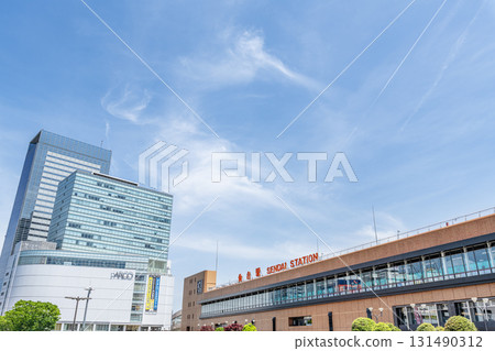 宮城縣仙台市JR仙台站西口及周邊街景 宮城縣仙台市JR仙台站西口及周邊街景 131490312
