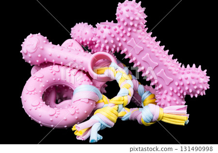 Dog toys isolated 131490998