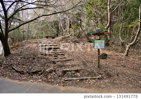 通往天子山長者岳的登山口，是一條穿過東海自然步道的山路 131491778