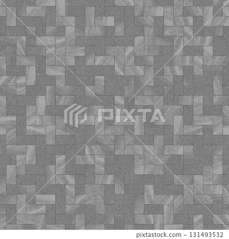 Grey stone tile flooring texture seamless pattern 131493532