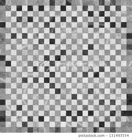 Checkered pattern with noisy grayscale squares background Checkered pattern with noisy grayscale squares background 131493554