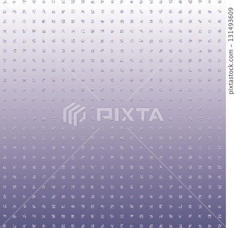 Purple gradient background with repeating abstract silver shapes creating textured pattern Purple gradient background with repeating abstract silver shapes creating textured pattern 131493609