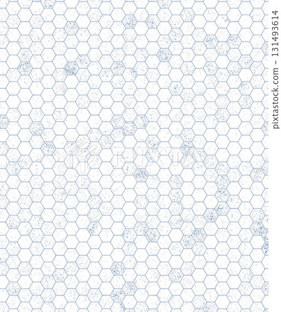 Abstract Textured Background With Hexagonal Patterns And Textures 131493614