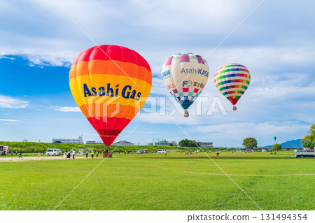 鈴鹿天空節，熱氣球輕輕飄浮（三重縣鈴鹿市） 131494354