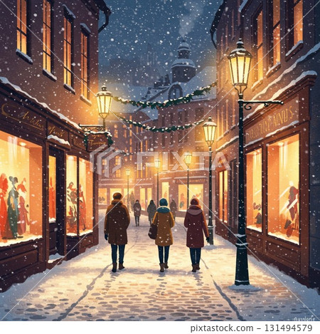 Snowy Town 131494579