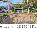 Torii gate and worship hall of Kibune Shrine in Kitaku, Moji Ward, Kitakyushu City 131494851