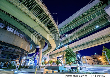 名古屋市黑川交流道夜景 名古屋市黑川交流道夜景 131494870