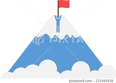 Illustration of a roadmap to achieving your goals Illustration of a roadmap to achieving your goals 131495416