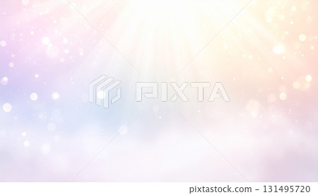 夢幻般的柔和背景，光線透過 131495720