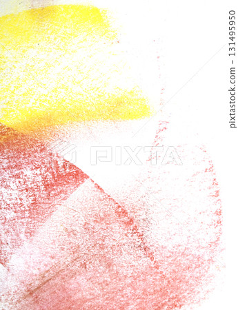 Abstract Swirls and lines made with soft pastel crayon on white background rainbow colour creative brush stroke Abstract Swirls and lines made with soft pastel crayon on white background rainbow colour creative brush stroke 131495950