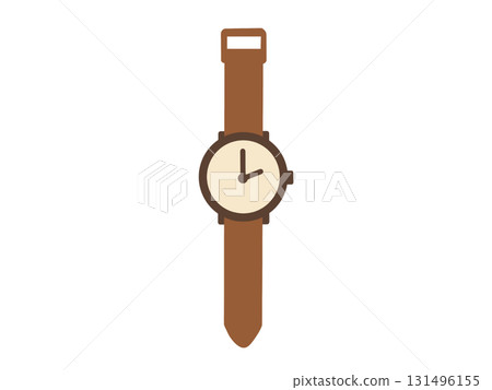 Simple wristwatch illustration 131496155