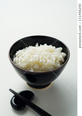 Freshly cooked rice served in a bowl Freshly cooked rice served in a bowl 131498200