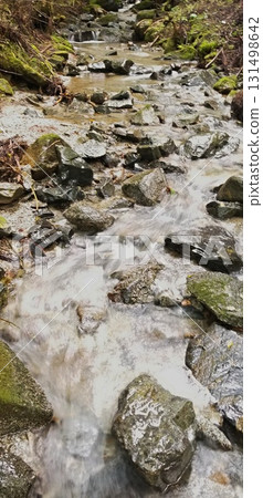 The river flowing through Doshi no Mori Campground The river flowing through Doshi no Mori Campground 131498642