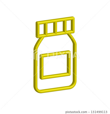 Medicine jar icon design template Medicine jar icon design template 131499113