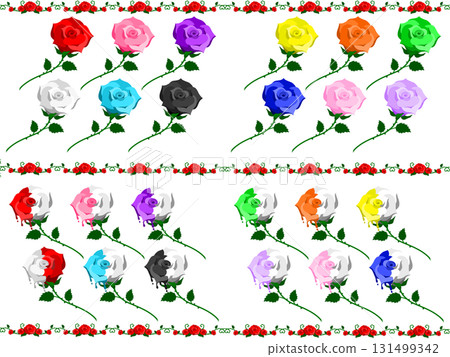Rose & Freshly Painted Rose Set Rose & Freshly Painted Rose Set 131499342