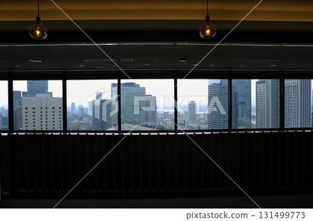 Panoramic city view from a skyscraper (pendant light) Panoramic city view from a skyscraper (pendant light) 131499773