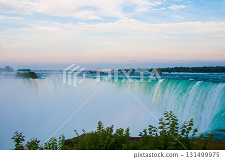 The waterfalls of Niagara in Canada are one of the great wonders of the world 131499975