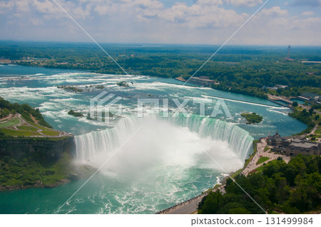 The waterfalls of Niagara in Canada are one of the great wonders of the world 131499984