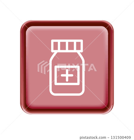 Medicine jar icon design template Medicine jar icon design template 131500409