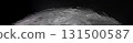 Panoramic view of the Moon surface, showcasing intricate details of its craters and rugged terrain 131500587
