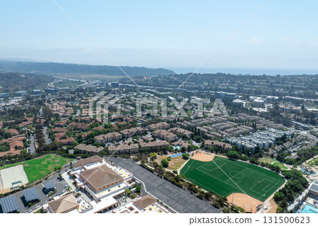 Aerial view of Del Mar Neighborhood, San Diego County Aerial view of Del Mar Neighborhood, San Diego County 131500623