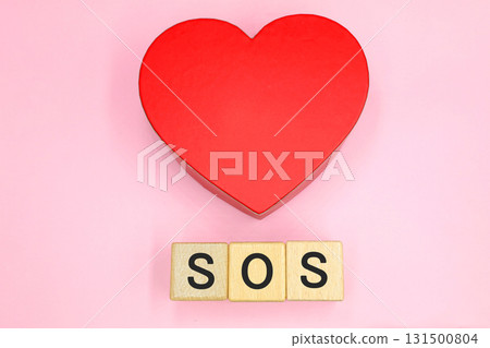 Heart and SOS letters 131500804